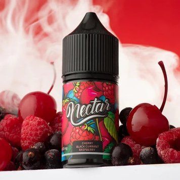 Жидкость Nectar 15 мл 50 мг со вкусом Вишня черная смородина малина (Cherry blackcurrant raspberry) 2005 фото
