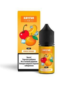 Набір Flavorlab Kayfun Ice Peach Cherry Ice (Персик Вишня Лід) 30 мл 50 мг 3118 фото