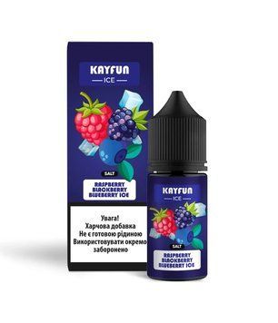 Набір Flavorlab Kayfun Ice Raspberry Blackberry Blueberry Ice (Малина Ожина Чорниця Лід) 30 мл 50 мг 3119 фото