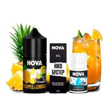 Набор Nova 30мл 65мг со вкусом Pineapple Lemonde (Ананас Лимонад) 815 фото
