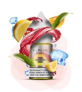 ELFLIQ Pink Lemonade Soda (Рожевий Лимонад Сода) 30 мл 50 мг 1491 фото