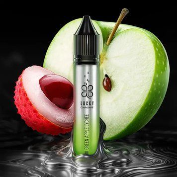 Набір Lucky Chrome Green Apple Lychee (Зелене Яблуко Лічі) 30мл 65мг 3340 фото