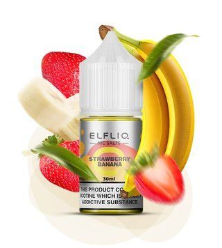 ELFLIQ Strawberry Banana (Полуниця Банан) 30 мл 50 мг 1493 фото