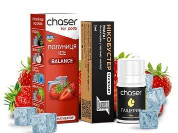Набор Chaser For Pods Ice 10 мл 50мг Strawberry (Клубника) 1013 фото