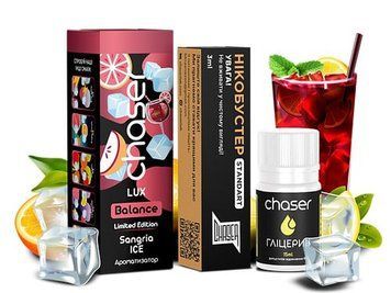 Набор Chaser Lux Ice 65 мл 50 мг со вкусом Сангрия (Sangria) 1094 фото