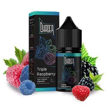 Рідина Chaser Black Salt 30 мл 60 мг зі смаком Потрійної Малини (Triple Raspberry) 679 фото
