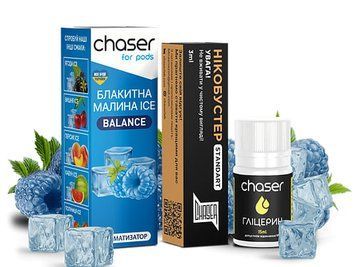 Набор Chaser For Pods Ice 30 мл 65мг Blue raspberry (Голубая малина) 1053 фото