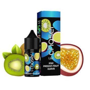 Жидкость Chaser Lux 30 мл 65 мг со вкусом Киви, Маракуйи и Гуавы (Kiwi Passion Fruit Guava) 274 фото