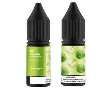 Жидкость Flavorlab 10 мл 50 мг со вкусом Кислое яблоко (Sour apple) 290 фото