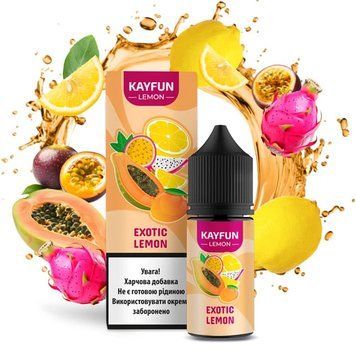 Набір Flavorlab Kayfun Lemon Exotic Lemon (Екзотичні Фрукти Лимон) 30 мл 50 мг 2973 фото