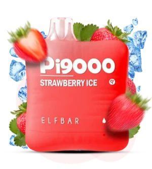 Elf Bar Pi9000 Strawberry Ice (Клубника Лед) 49 фото