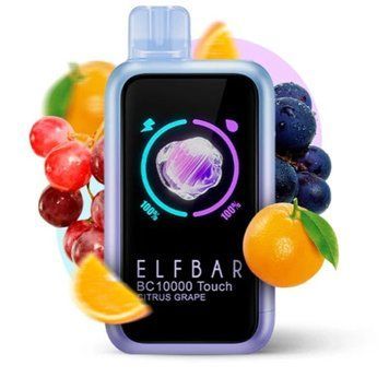 Elf Bar BC10000 Touch Citrus Grape (Цитрус Виноград) 1922 фото