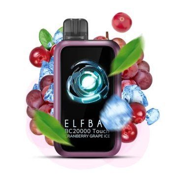 Elf Bar BC20000 Touch Cranberry Grape Ice (Клюква Виноград Лёд) 1536 фото