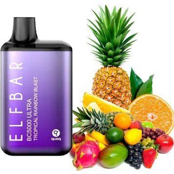 Elf Bar BC5000 Ultra Tropical Rainbow Blast (Тропикал Рейнбоу Бласт) 32 фото