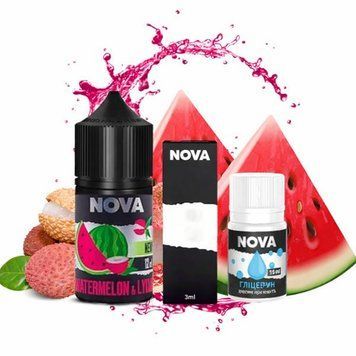 Набор Nova 30мл 65мг со вкусом Watermelon Lychee (Арбуз Личи) 2470 фото