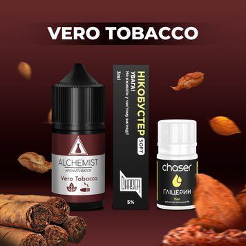 Набір Alchemist Vero Tobacco (Тютюн) 30мл 65мг 3097 фото
