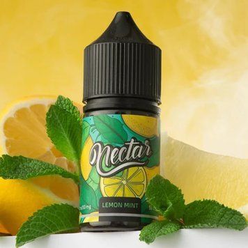 Жидкость Nectar 30 мл 50 мг со вкусом Лимон мята (Lemon mint) 2024 фото