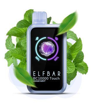 Elf Bar BC10000 Touch Miami Mint (Мята) 1924 фото