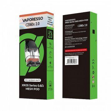 Картридж Vaporesso Xros Corex 2.0 (0.6 Ом) 3 мл 1655 фото