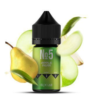 Рідина Elix Crystal 30мл 50мг зі смаком Apple Pear (Яблуко Груша) 2417 фото