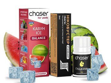 Набор Chaser For Pods Ice 30 мл 65мг Watermelon (Арбуз) 1056 фото