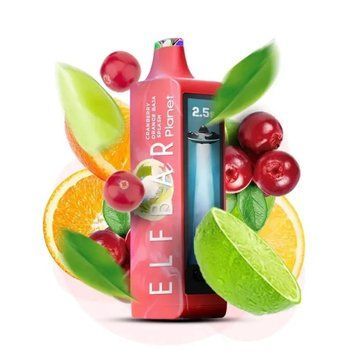 Elf bar Planet 25000 Cranberry Orange Baja Splash (Клюква Апельсин Цитрусы) 1587 фото