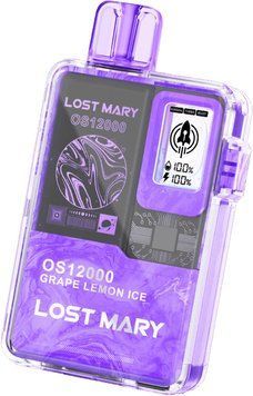Lost Mary OS12000 Grape Lemon Ice (Виноград Лимон Лед) 1693 фото