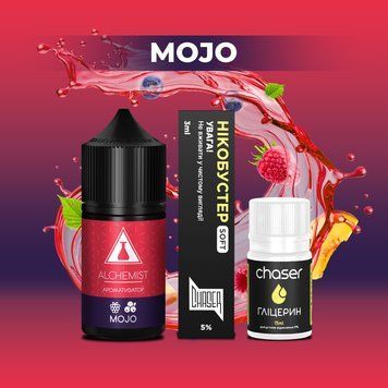 Набір Alchemist FL Mojo (Малина Чорниця Персик) 30мл 50мг 3069 фото