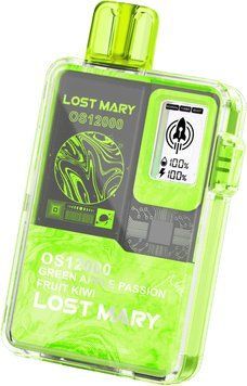 Lost Mary OS12000 Green Apple Passion Fruit Kiwi (Зеленое Яблоко Маракуя Киви) 1694 фото