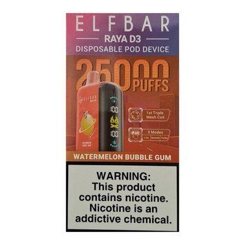 Elf bar GH25000 Raya D3 Watermelon bubble gum (Жевательная резинка из арбуза) 1215 фото
