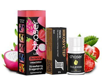 Набор Chaser Lux 30 мл 65 мг со вкусом Клубника Драгонфрукт (Strawberry Dragonfruit) 878 фото