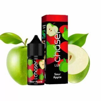 Жидкость Chaser Lux 11 мл 65 мг со вкусом Кислого Яблока (Sour Apple) 236 фото