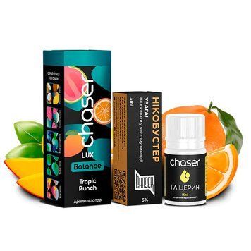 Набор Chaser Lux 30 мл 65 мг со вкусом Тропического Пунша (Tropic Punch) 879 фото