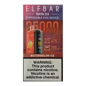 Elf Bar GH25000 Raya D3 Watermelon Ice (Арбуз Лед) 1216 фото