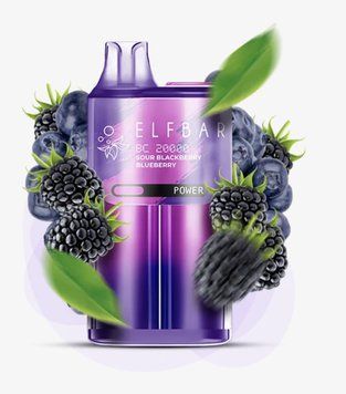 ELF BAR BC20 000 Sour Blackberry Blueberry (Кисла ежевика Черника) 1270 фото