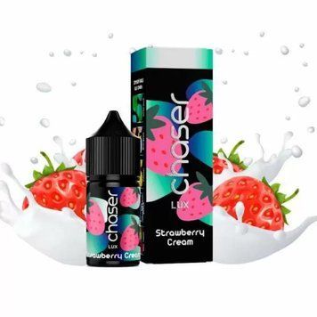Жидкость Chaser Lux 11 мл 65 мг со вкусом Кремовой Клубники (Strawberry Cream) 237 фото