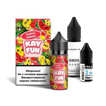 Набір Flavorlab Kayfun Кавун Лимон (Watermelon Lemon) 30 мл 50 мг 3101 фото