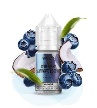 Solana Blueberry Managing Coconut (Чорниця Менеджинг Кокос) 30 мл 50 мг 2411 фото