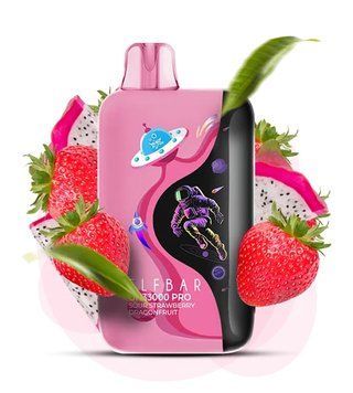 Elf Bar GH 33000 Pro Sour Strawberry Dragonfruit (Кисла Клубника Драконфрут) 2228 фото