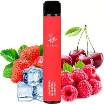 ELF BAR 1500 Strawberry Raspberry Cherry Ice (Клубника Малина Вишня Айс) 931 фото