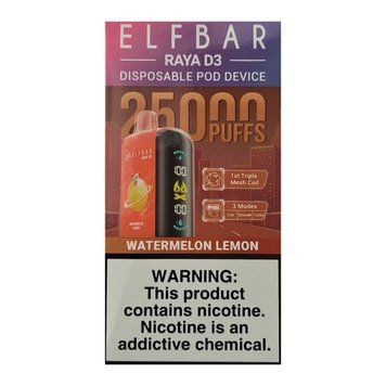 Elf bar GH25000 Raya D3 Watermelon Lemon (Арбуз Лимон) 1217 фото