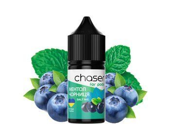 Жидкость Chaser 30 мл 50 мг со вкусом Черника ментол (Blueberry Menthol) 1934 фото