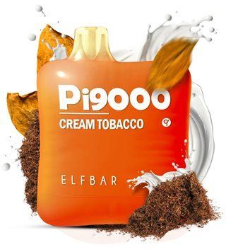 Elf Bar Pi9000 Cream Tobacco (Кремовый Табак) 62 фото