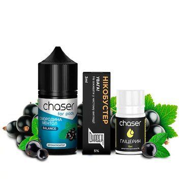 Набор Chaser For Pods Currant Mint (Смородина Мята) 30мл 50мг 746 фото