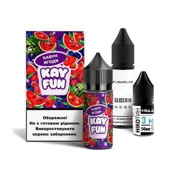 Набір Flavorlab Kayfun Кавун Ягоди (Watermelon Berry) 30 мл 50 мг 3102 фото