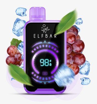 Elf Bar FS18000 Touch Grape Ice (Виноград Лед) 1226 фото