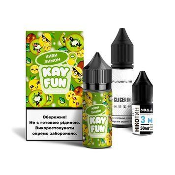 Набір Flavorlab Kayfun Ківі Лимон (Kiwi Lemon) 30 мл 50 мг 3103 фото