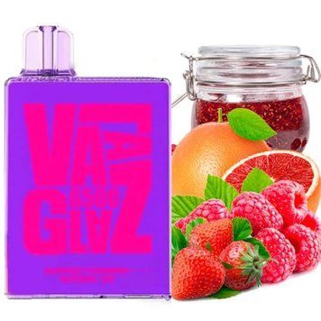 Одноразка VAAL GLAZ 6500 Grapefruit Strawberry Raspberry Jam (Грейпфрут Клубника Малина Джем) 974 фото