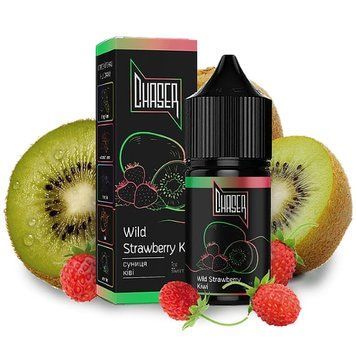 Жидкость Chaser Black Salt 30 мл 50 мг со вкусом Киви и Дикой Клубники (Kiwi Wild Strawberry) 648 фото