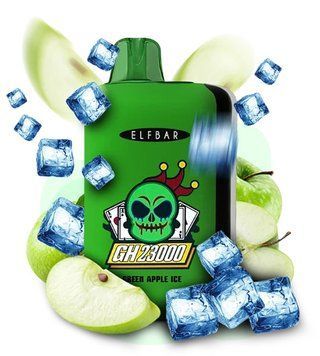 Elf Bar GH23000 Green Apple Ice (Яблоко Лед) 886 фото
